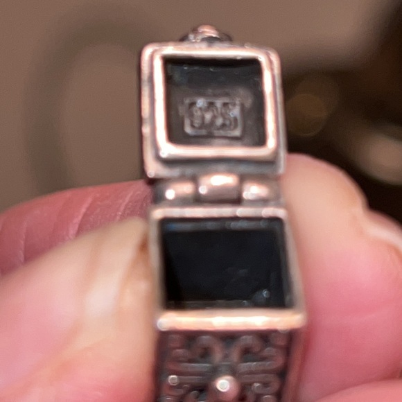 Silver 925 Bracelet With Prayer Box Charm - Picture 9 of 10